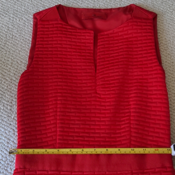 Carolina Herrera Red Cocktail Dress Size 2 - Picture 3 of 9